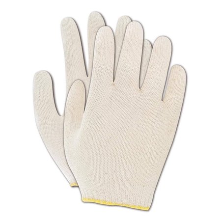 MAGID TouchMaster Medium Weight Seamless Machine Knit Lisle Gloves, 12PK 13-660